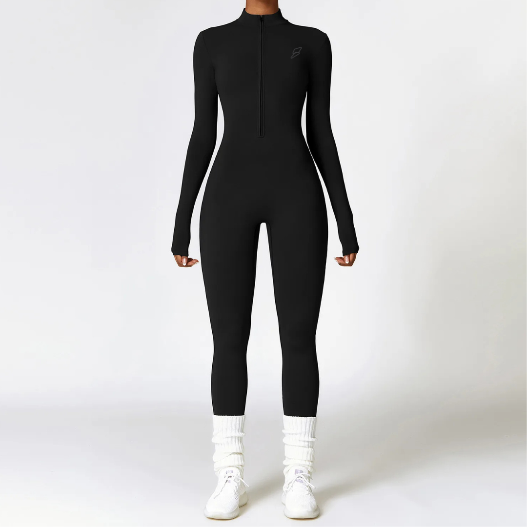 Seamless Set Lyvella Move Sculpt — Zip-Front Jumpsuit