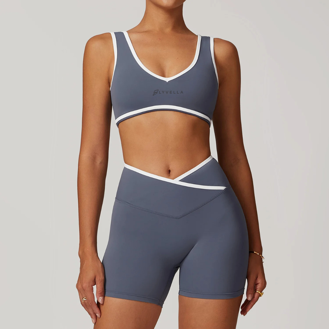 Seamless Set Lyvella Move Sculpt — Nude-Feel Sports Bra + Leggings