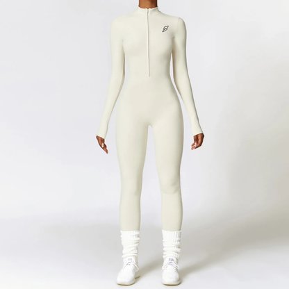 Seamless Set Lyvella Move Sculpt — Zip-Front Jumpsuit