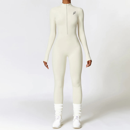 Seamless Set Lyvella Move Sculpt — Zip-Front Jumpsuit