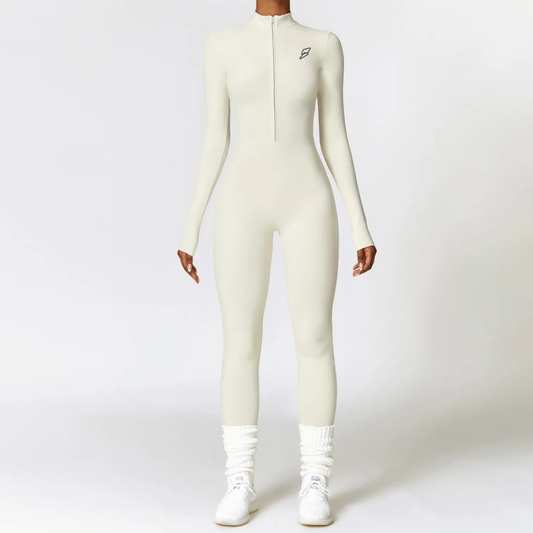 Seamless Set Lyvella Move Sculpt — Zip-Front Jumpsuit