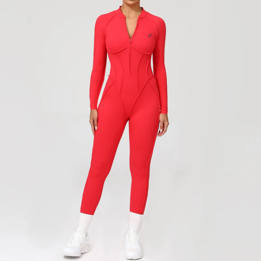 Seamless Set Lyvella Move Sculpt — Long-Sleeve Jumpsuit (One Piece)
