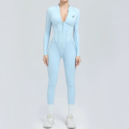 Seamless Set Lyvella Move Sculpt — Long-Sleeve Jumpsuit (One Piece)