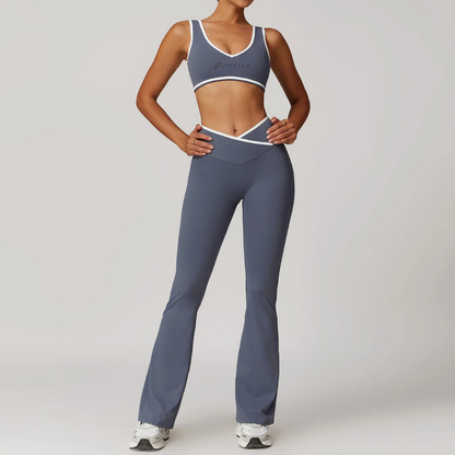 Seamless Set Lyvella Move Sculpt — Nude-Feel Sports Bra + Leggings