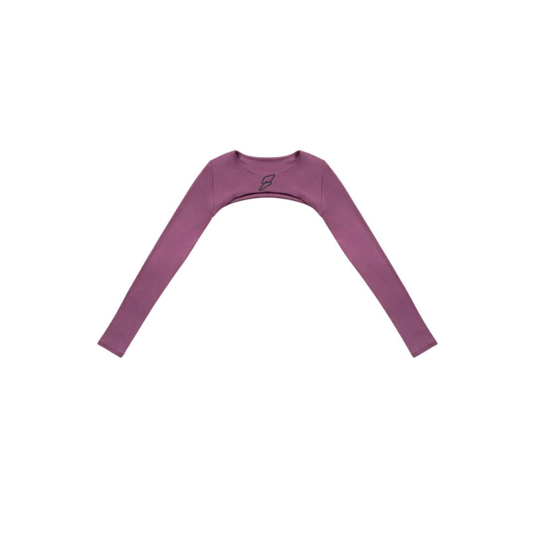 Seamless Set Lyvella Move Sculpt — Padded Long‑Sleeve Crop Top (One Piece)