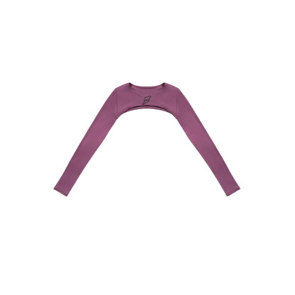 Seamless Set Lyvella Move Sculpt — Padded Long‑Sleeve Crop Top (One Piece)