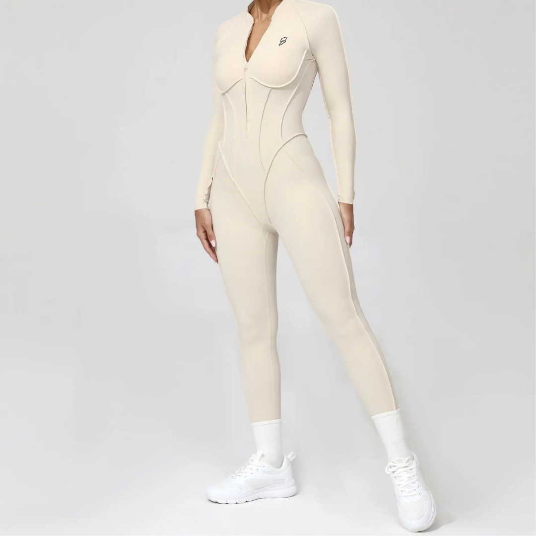 Seamless Set Lyvella Move Sculpt — Long-Sleeve Jumpsuit (One Piece)