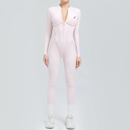 Seamless Set Lyvella Move Sculpt — Long-Sleeve Jumpsuit (One Piece)