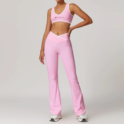 Seamless Set Lyvella Move Sculpt — Nude-Feel Sports Bra + Leggings