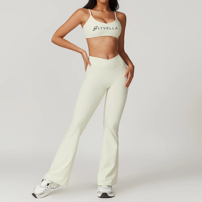 Seamless Set Lyvella Move Sculpt — Short-Sleeve Crop Top + Leggings