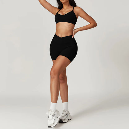 Seamless Set Lyvella Move Sculpt — Short-Sleeve Crop Top + Leggings